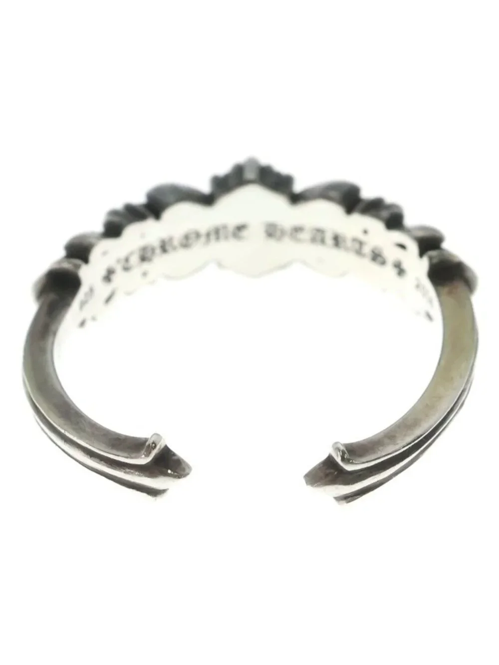 Chrome Hearts Baby Clsc Classic Double Floral Ring Silver
